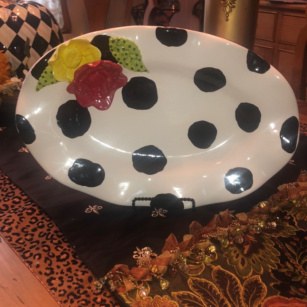 Whimsical ClayArt Handmade Platter